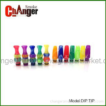 Ecig Metal Aluminium Plastic Drip Tip, Rotatable Drip Tip, Jade Drip